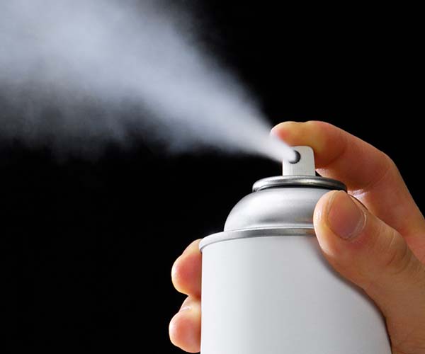 Actuation force of an aerosol