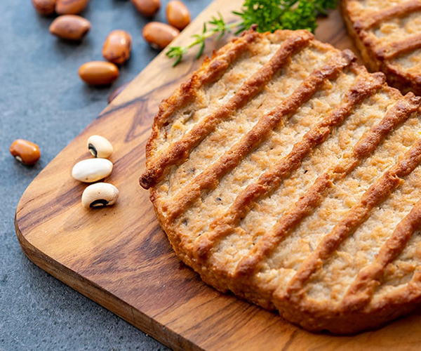 Alternative protein burger