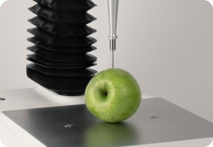 Our applications - Puncture test on a fruit sample