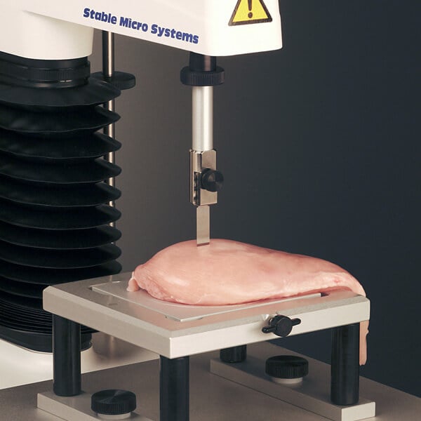 MORS blade test on chicken