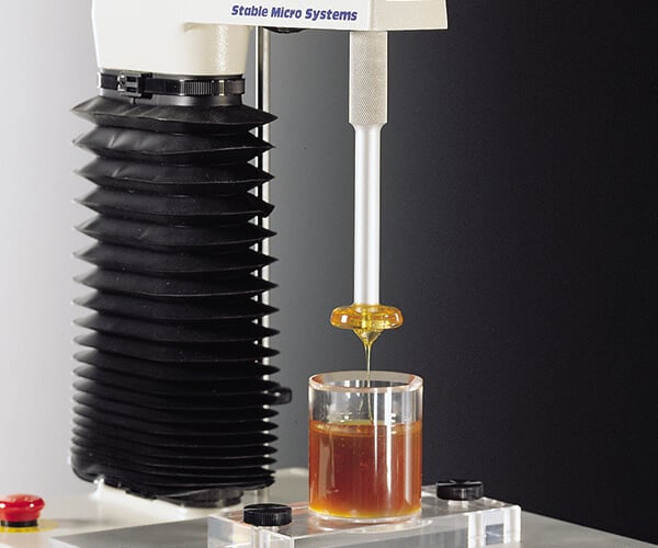 Back Extrusion test on syrup