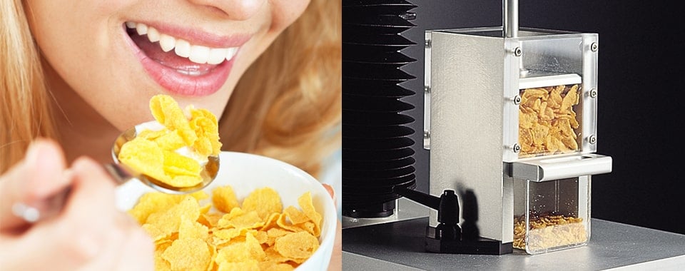 Bulk compression test using the TA.XTplus Texture Analyser