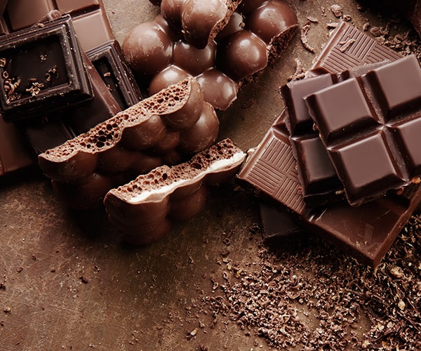 The myriad textures of chocolate