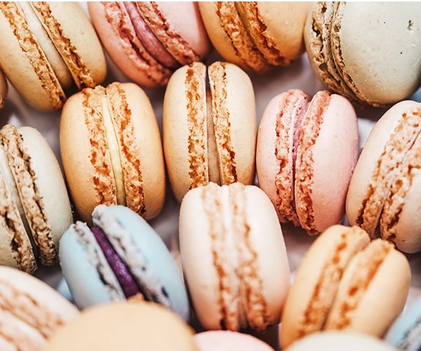 Egg free food - macarons