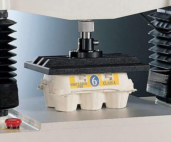 Compression test of egg carton