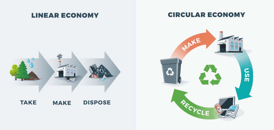 Linear vs circular economy