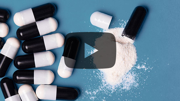 Measuring powder flow video - pharmaceutical powders