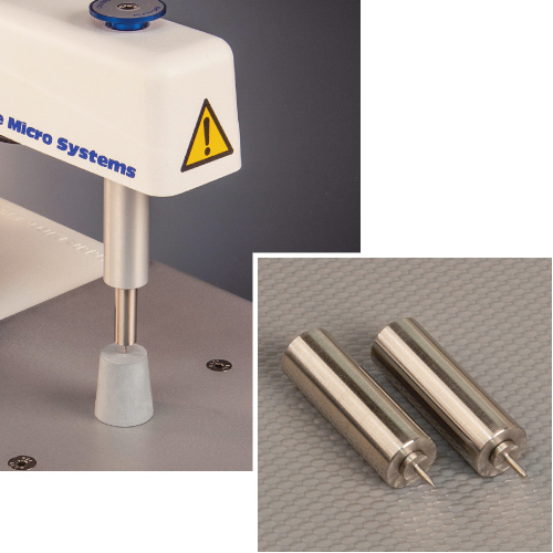 A view of the Shore Hardness Probes