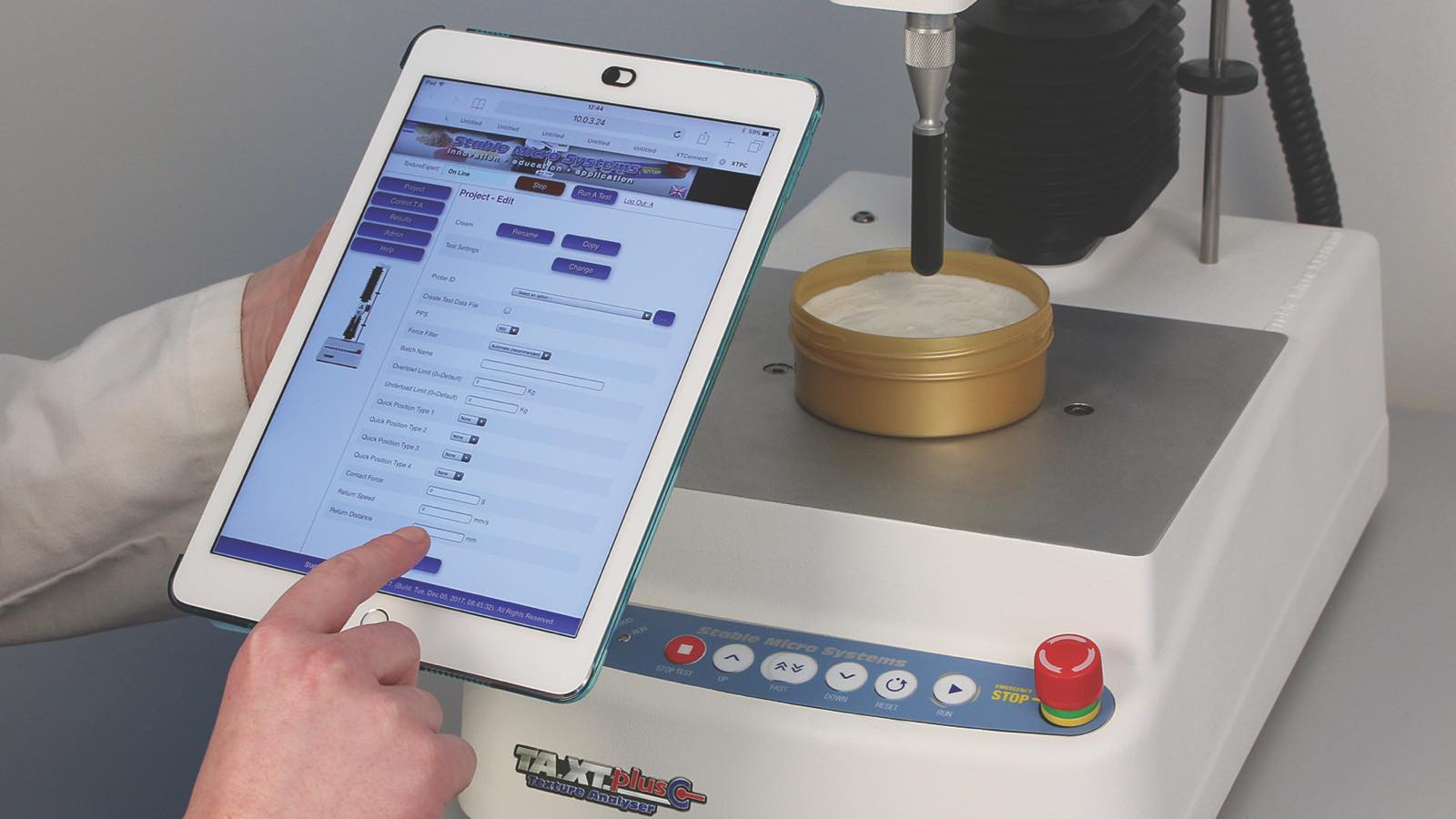 Using a Texture Analyser with your phone/tablet